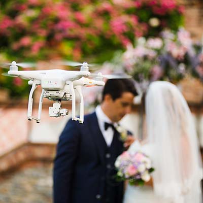 Riprese per matrimoni con drone